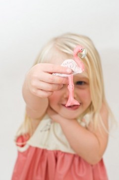 Flamingo pocket toy