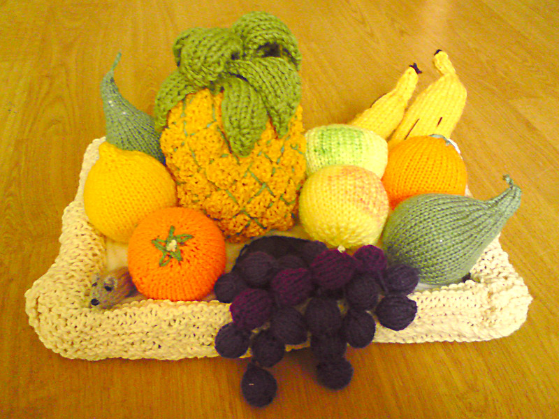 Knitted Fruit Crafty Old Crow