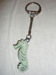 Seahorse keyring