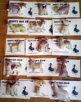 Dog brooche